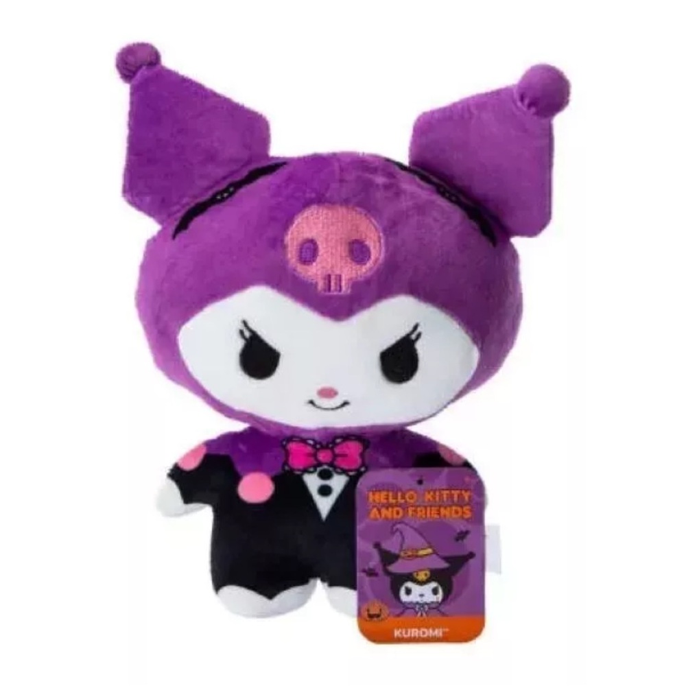 New KUROMI Sanrio Hello Kitty And Friends 8" Halloween Plush